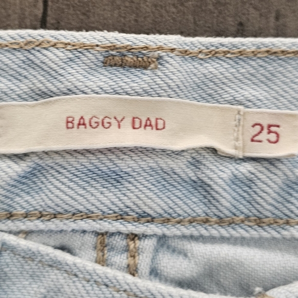 Baggy Dad Levis jeans in light Sugar color size 25 - Picture 5 of 16